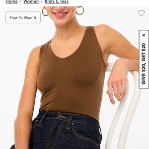Brown Tank Top